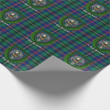 Wood Scottish Clan Tartan & Crest