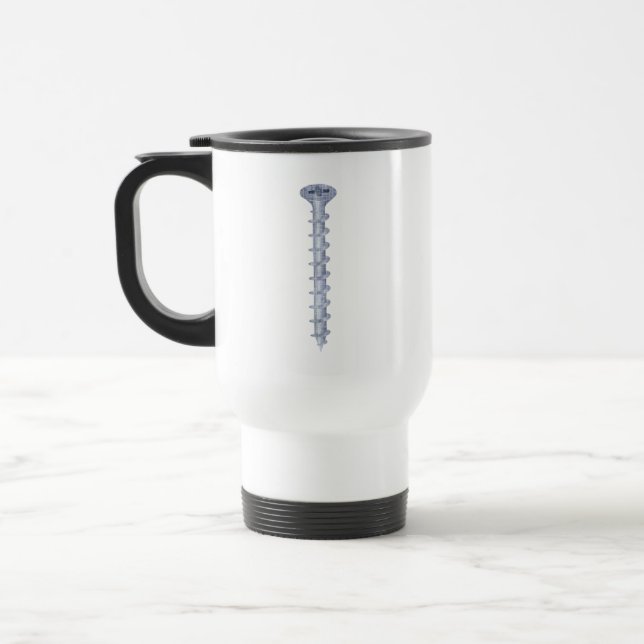 Wood Screw Travel Mug (Left)