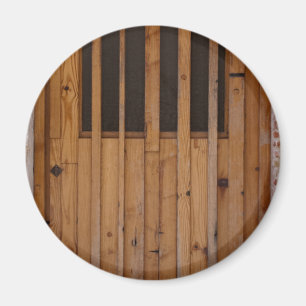 Wood Slats Beach Door Costa Brava Spain Magnet