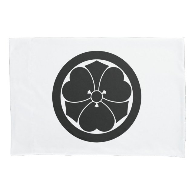 Wood sorrel with swords in a circle pillowcase (Front)