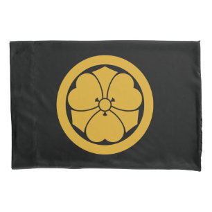 Wood sorrel with swords in circle 1 pillowcase
