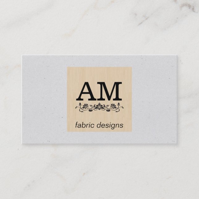 Wood // Speckled Texture (print) Business Card (Front)