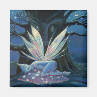 Wood Spirit, Faery art magnet