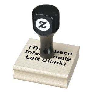 WOOD STAMP (This Space Intentionally Left Blank)