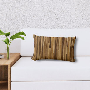 Wood Strip Vertical Lumbar Cushion