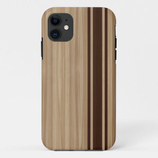 Wood Stripe iPhone 5 Case - Surfboard Style