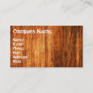 Wood Style Business Card