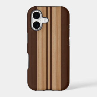 Wood Surfboard iPhone 5 Case - Faux Wood Stripes