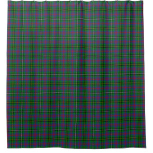 Wood Tartan Shower Curtain