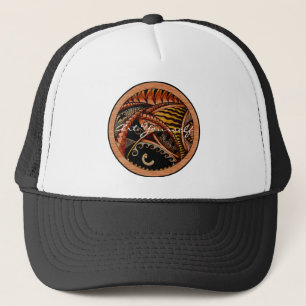 Wood Tattoo Trucker Hat
