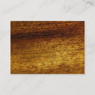 Wood teak Business Card
