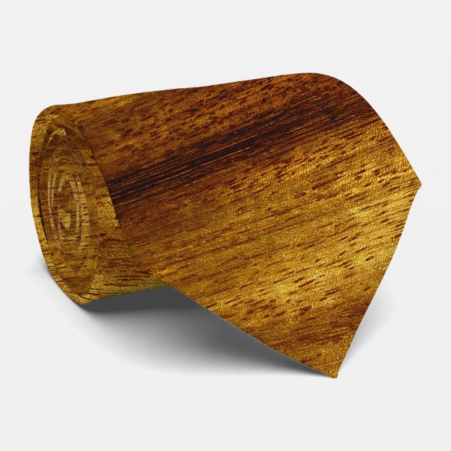 Wood teak tie (Rolled)
