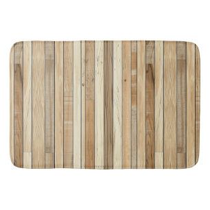 Wood Texture Bath Mat
