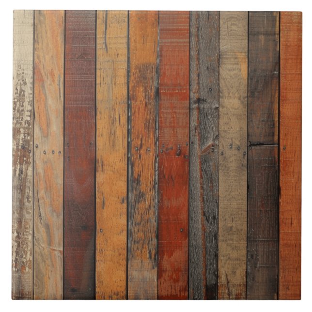 Wood Texture Ceramic Tile (Front)