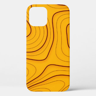 Wood texture, linear abstraction backgroundabstrac iPhone 12 case