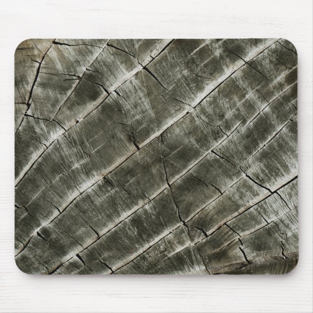 Wood Texture Photo Cool Unique Mouse Pad (Front)