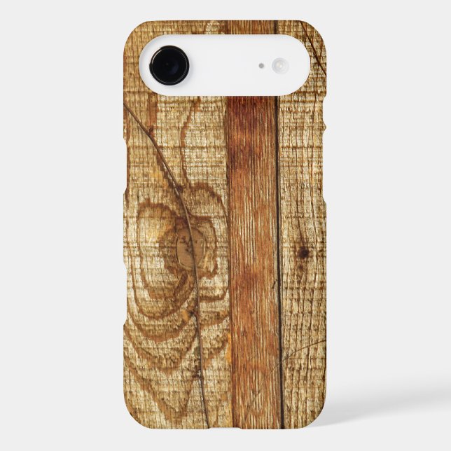 Wood Texture Photography iPhone Case (Back)