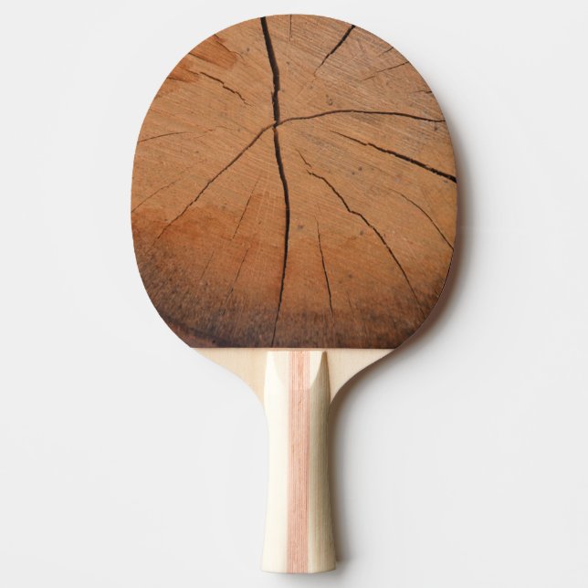 wood texture ping pong paddle (Front)