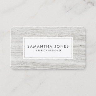 Wood Texture Simple Modern Interior Designer Business Card