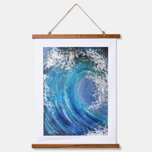 Wood Topped Wall Tapestry (Front)