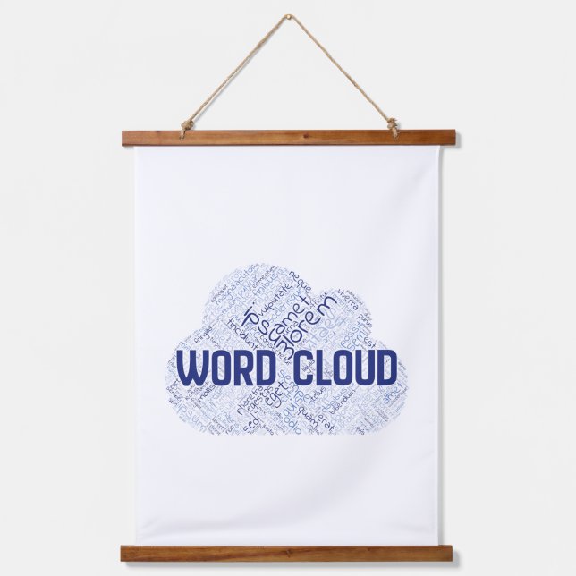 Wood Topped Wall Tapestry (Front)