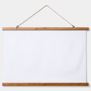 Wood Topped Wall Tapestry