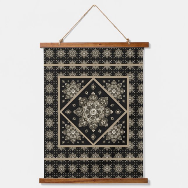 Wood Topped Wall Tapestry (Front)