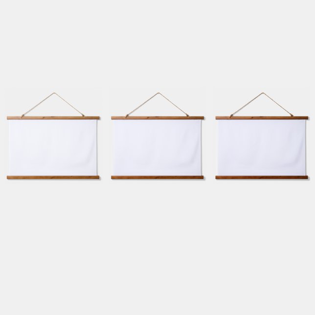 Wood Topped Wall Tapestry (Triple)