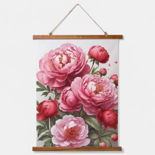 Wood Topped Wall Tapestry