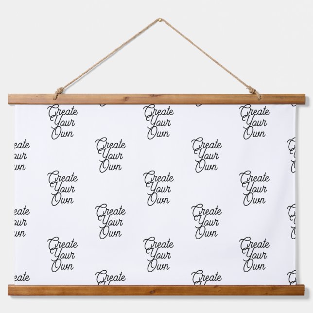 Wood Topped Wall Tapestry (Front)