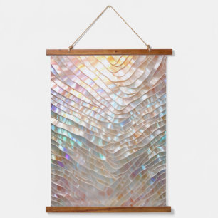 Wood Topped Wall Tapestry