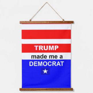 Wood Topped Wall Tapestry