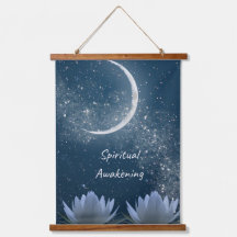 Wood Topped Wall Tapestry