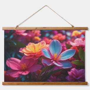 Wood Topped Wall Tapestry