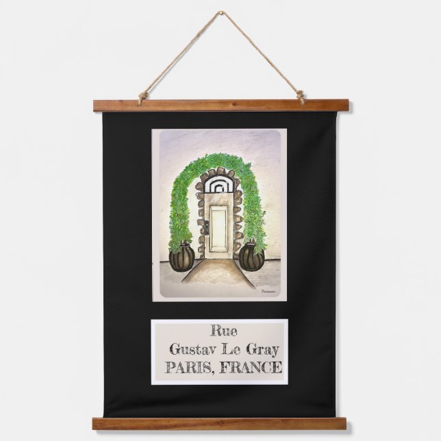 Wood Topped Wall Tapestry (Front)