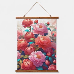 Wood Topped Wall Tapestry