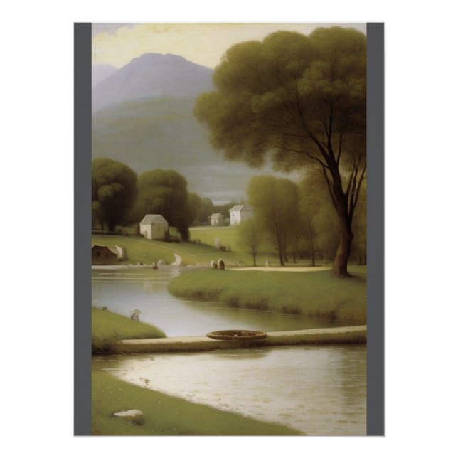 Wood Topped Wall Tapestry Poster (Front)