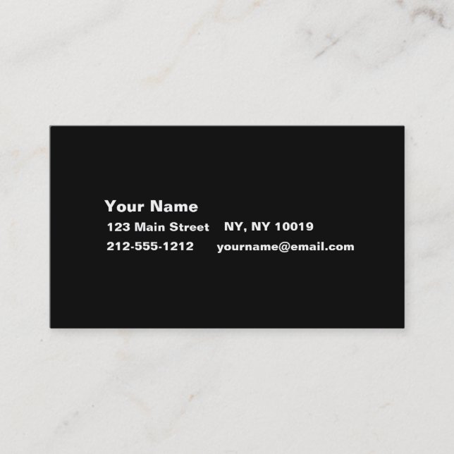 Wood Veneer Business Cards (Front)