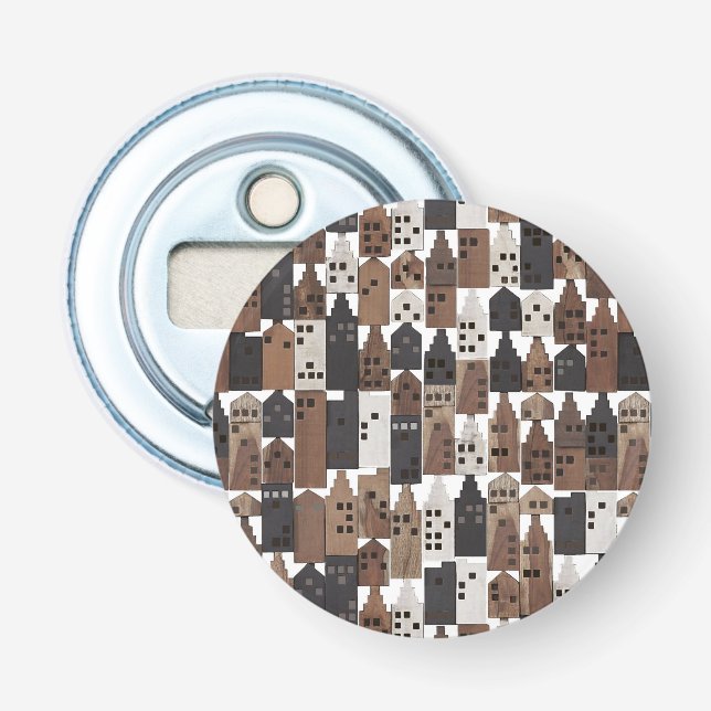 Wood village bottle opener (Front)