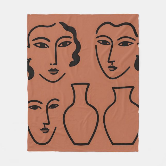 Wood Wall Art Fleece Blanket (Front)