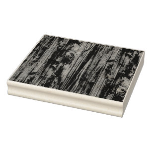 WOOD WALL seamless pattern II Rubber Stamp