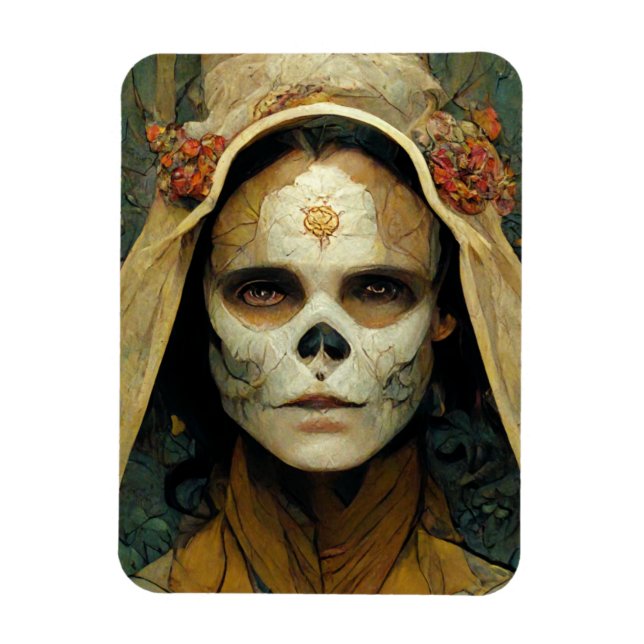 Wood Witch 1 Fantasy Magnet (Vertical)