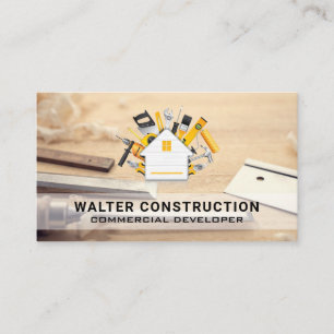 Wood Working Tools Work Station Business Card
