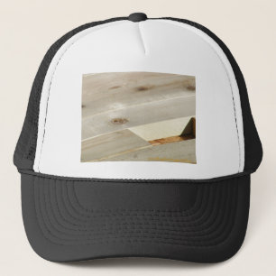 wood works trucker hat