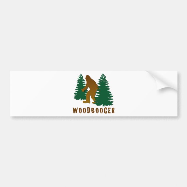 Woodbooger Bumper Sticker (Front)