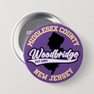 Woodbridge,New Jersey 7.5 Cm Round Badge