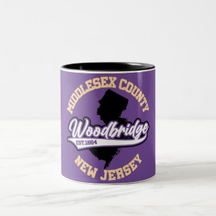 Woodbridge,New Jersey Two-Tone Coffee Mug