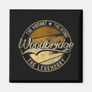 Woodbridge Nj New Jersey Vintage Distressed Magnet