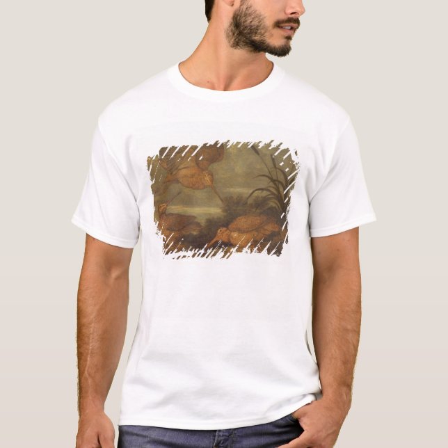 Woodcock at Dusk, c.1676 (oil on canvas) T-Shirt (Front)