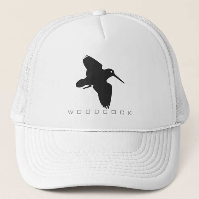 Woodcock Bird Silhouette Hat (Front)